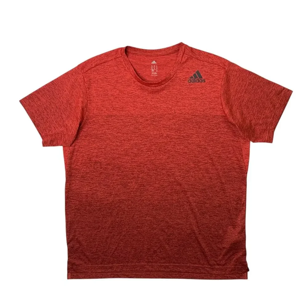 Adidas Shirt Mens XL Extra Large Climalite Crew Neck Short Sleeve Ombre-Effect